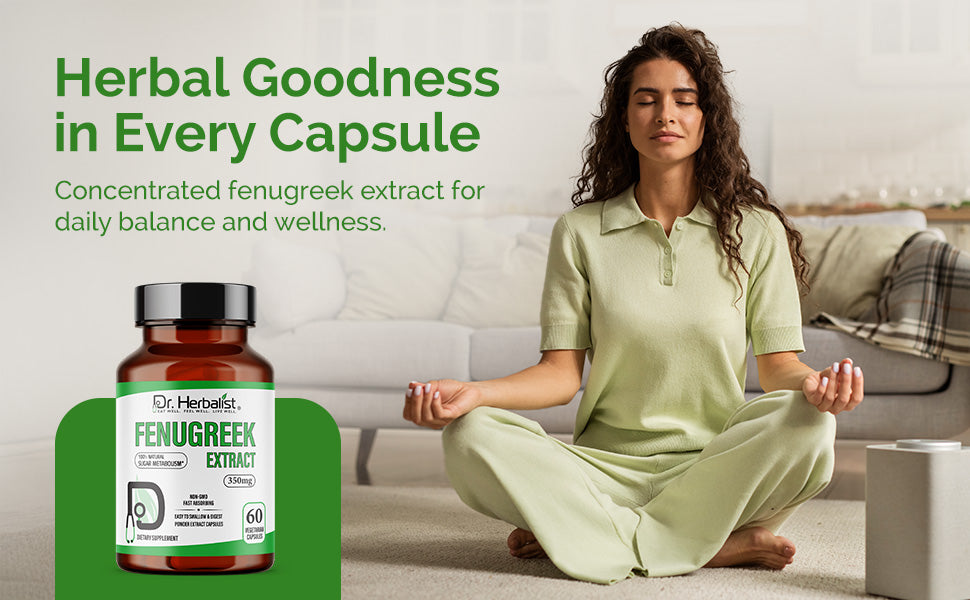 Fenugreek Capsules (Methi) - Trigonella Foenum-Graecum, Single Ingredient — feature 4