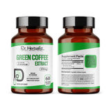 Green Coffee Bean Extract 450mg - Coffea Arabica, Unroasted | 60 Capsules view 3