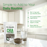 Chia Seeds 400g - Raw Salvia Hispanica (Fiber & Omega-3 ALA) view 5