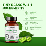 Green Coffee Bean Extract 450mg - Coffea Arabica, Unroasted | 60 Capsules view 4